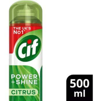 Cif Power & Shine Citrus Bathroom Cleaner Mousse (500ml)