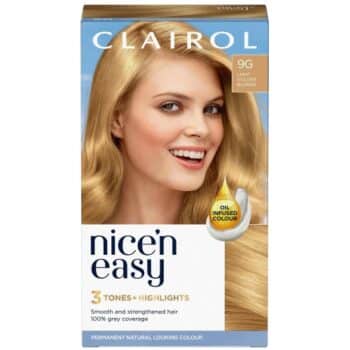 Clairol Nice'n Easy Creme Oil Infused Permanent Hair Dye Light Golden Blonde (9g)