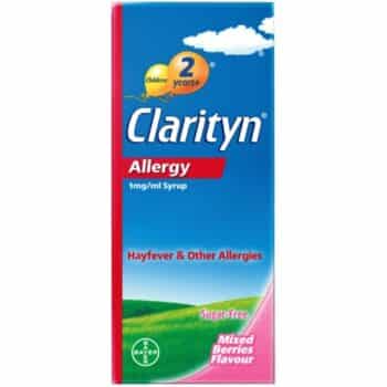 Clarityn Allergy ml Syrup Mixed Berries Flavour (1mg, 60ml)
