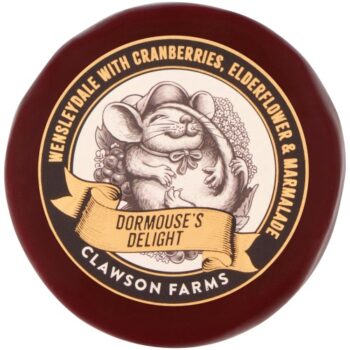 Clawson Farms Dormouse's Delight Wensleydale with Cranberries Elderflower & Marmalade (200g)
