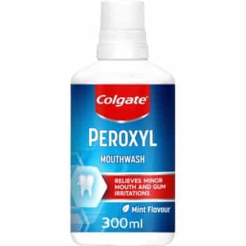 Colgate Peroxyl Medicated Mint Mouthwash Mint Flavour (300ml)