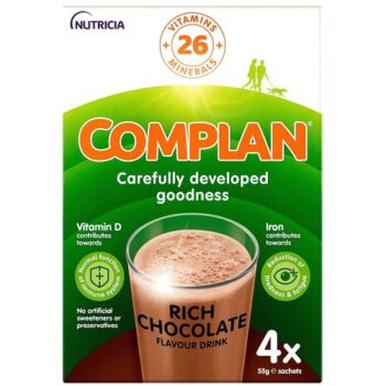 Complan Rich Chocolate Nutritional Drink Sachet (4 x 55g)