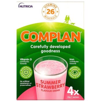 Complan Strawberry Nutritional Drink Sachet (4 x 55g)