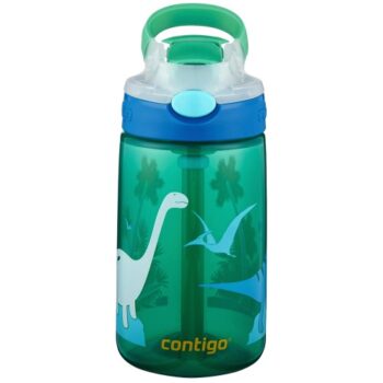 Contigo Gizmo Sip Green Dinosaur Kids Bottle (420ml)