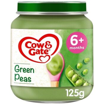 Cow & Gate Peas Baby Food Snack Jar 6 Months (125g)