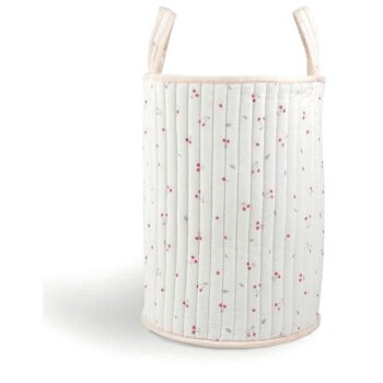 Cuddleco Large Laundry Storage Basket Ditsy Cherry