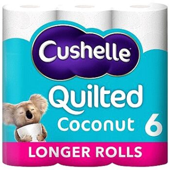 Cushelle Ultra Quilted Coconut Toilet Roll