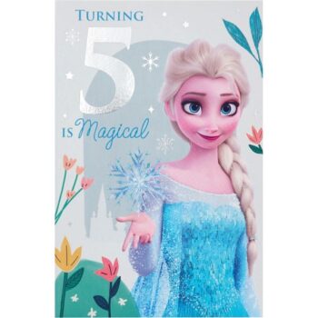 Disney Frozen 5th Birthday Card