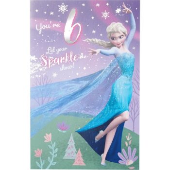 Disney Frozen 6th Birthday Card