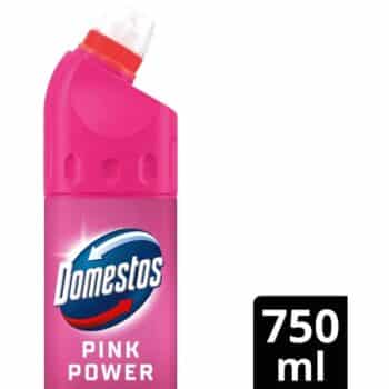 Domestos Pink Power Toilet Cleaner Germ Free (750ml)