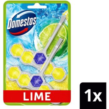 Domestos Power 5 Toilet Rim Blocks Lime (2 x 50g)