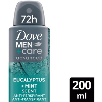 Dove Men+Care Advanced Antiperspirant Aerosol Eucalyptus + Mint (200ml)