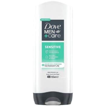 Dove Men+Care Sensitive 3 In 1 Body Face+Hair Wash (400ml)