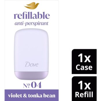 Dove No4 Vanilla & Tonka Bean 72h refillable Antiperspirant Deodorant Kit (35ml)