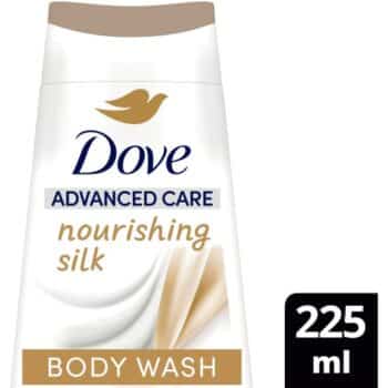 Dove Nourishing Silk Advanced Care Body Wash Shower Gel (225ml)