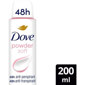 Dove Powder 48H Antiperspirant Deodorant Aerosol Spray (200ml)