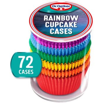 Dr. Oetker 72 Rainbow Cupcake Cases (72)