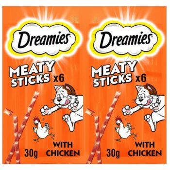 Dreamies Meaty Sticks with Chicken Cat Treats (6 x 30g)