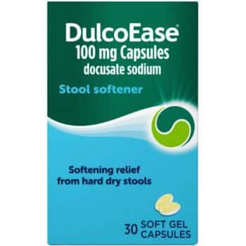 Dulcoease Softening Relief Capsules 30 Soft Gel Capsules (30 x 100mg)