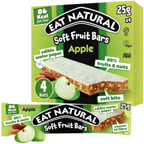 Eat Natural Soft Fruit Bars Apple (4 x 25g)