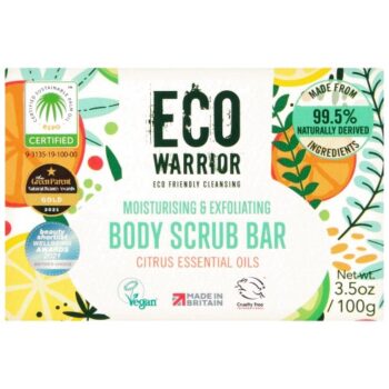 Eco Warrior Citrus Exfoliating Bar Moisturising & Cleansing (100g)