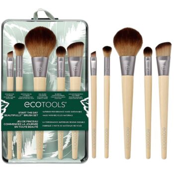 Ecotools 5 Essential Brushes Storage Tin Kit Start The Day Beautifully