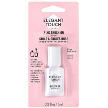 Elegant Touch Pink Brush On Nail Glue