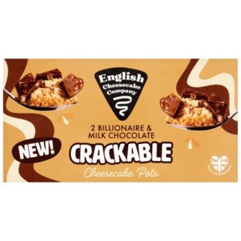 English Cheesecake Company Billionaire Crackable Cheesecake Pots (2 x 90g, 180g)