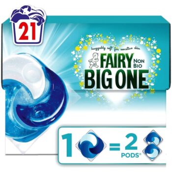 Fairy Non Bio Big One Washing Liquid Pods 21 washes (833.7g)