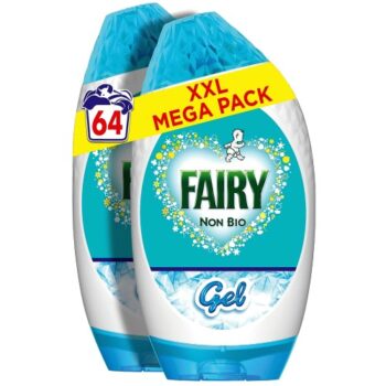Fairy Non-Bio Washing Liquid Gel For Sensitive Skin 64 Washes (2.1 Litre)