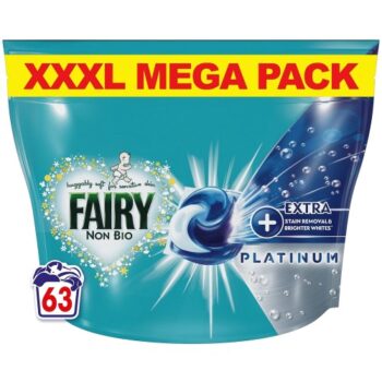 Fairy Platinum Non Bio Pods Washing Capsules