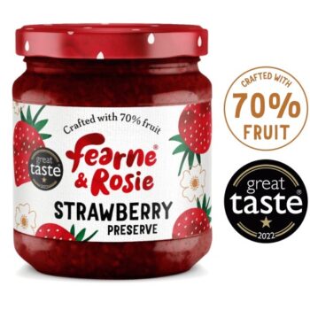 Fearne & Rosie Strawberry Jam 70% Fruit (310g)