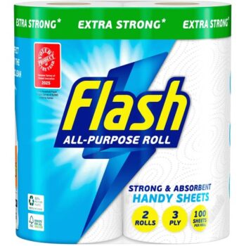 Flash All Purpose Handy Sheets 2 Rolls