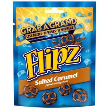 Flipz Salted Caramel Pretzels (90g)