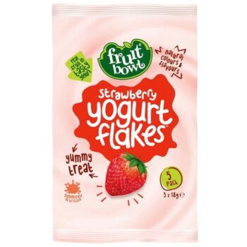 Fruit Bowl Strawberry Yogurt Flakes (5 x 18g)