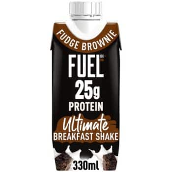 FUEL10K Fudge Brownie High Protein Breakfast Shake Drink (25g, 330ml)