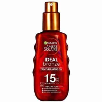 Garnier Ambre Solaire Ideal Bronze Sun Cream Oil Spray SPF 15 (150ml)
