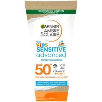 Garnier Ambre Solaire Kids Sensitive Sun Cream SPF50+ Lotion Hypoallergenic Sun Protect (50ml)