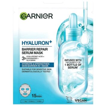 Garnier Hyaluron Barrier Repair Serum Hydrates & Repairs in 1 Mask (28g)