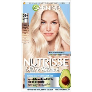 Garnier Nutrisse Maximum Lightener Blonde D+++ Bleach Permanent Hair Dye