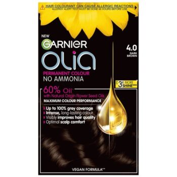 Garnier Olia 4.0 Dark Brown No Ammonia Permanent Hair Dye