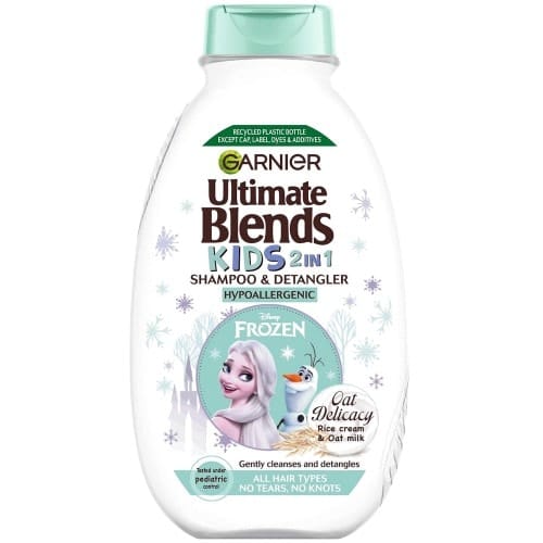Garnier Ultimate Blends Kids Delicate Oat Milk & Rice Cream Shampoo No Tears Easy Detangling All Hair Types (250ml)