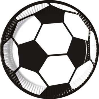 George Home 12 Football Paper Plates