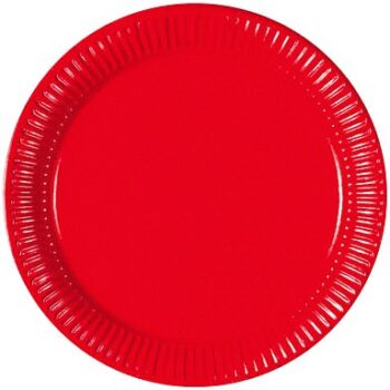 George Home 12 Red Paper Plates