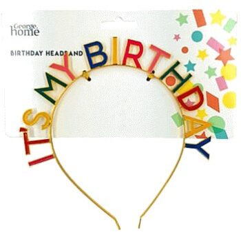 George Home Birthday Headband