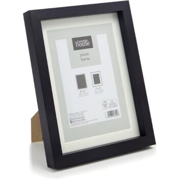 George Home Black Boxed Frame 7x5Inch