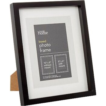 George Home Black Boxed Frame 8x6Inch