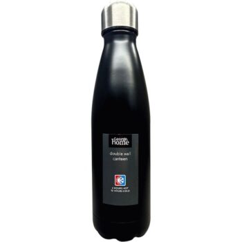 George Home Black Double Walled Canteen