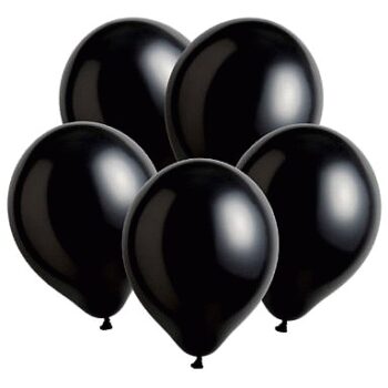 George Home Black Party Balloons