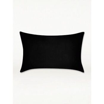 George Home Black Pillowcase Pair